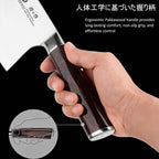 Imarku Cleaver Knife 7 Inch Meat Cleaver, Japanese High Carbon Stainless Steel Butcher Knife With Ergonomic Handle, Ultra Sharp Chopping Knife, Kitchen Gadgets For Home/Restaurant, Dads Gifts
