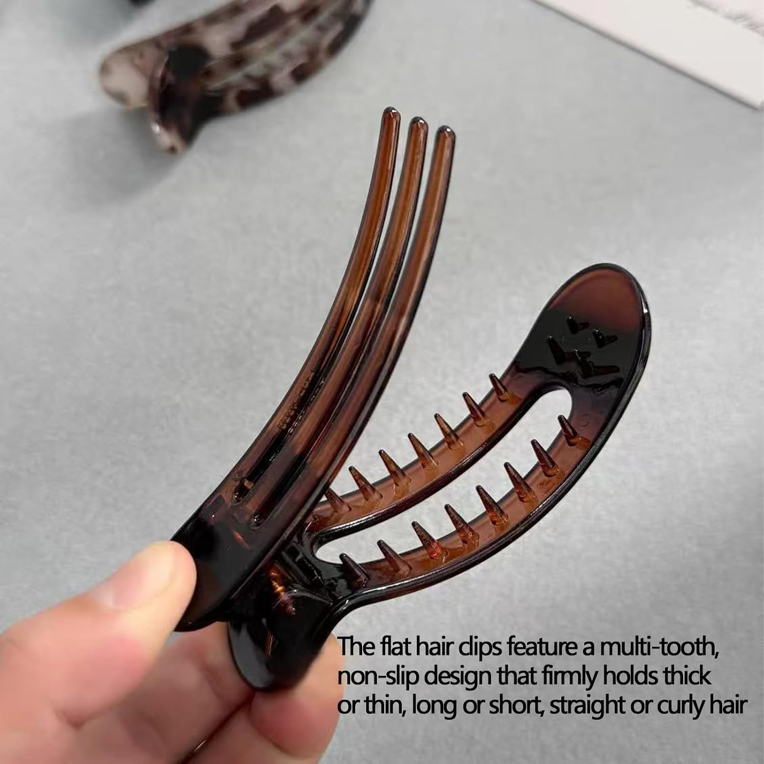 3 Pack Flat Hair Clips For Women Matte Non-Slip Comfort Hair Clips For Thick & Thin Hair Styling Accessories