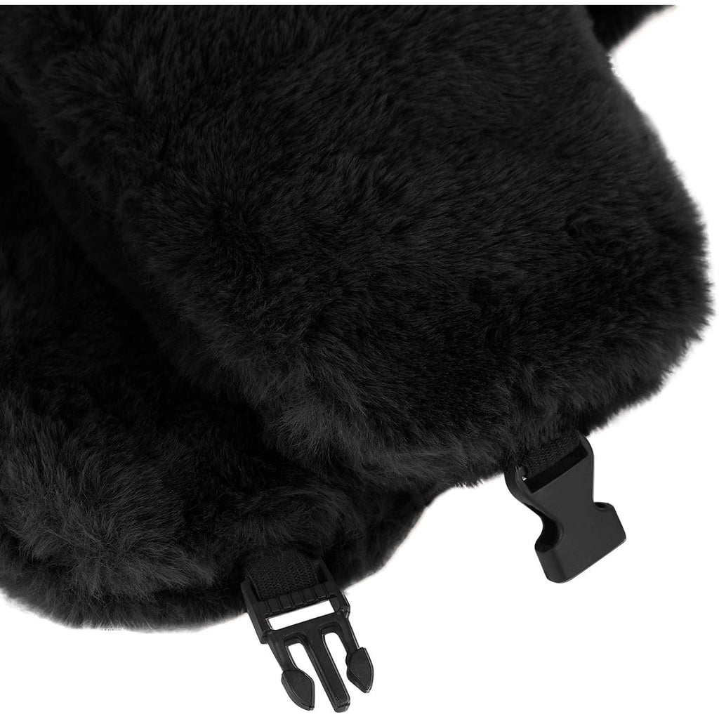 Warm Trapper Hat for Men Women Winter Cozy Plush Faux Fur Ushanka Russian Hats Cold Weather Ear Flap Hunting Snow Eskimo Hat