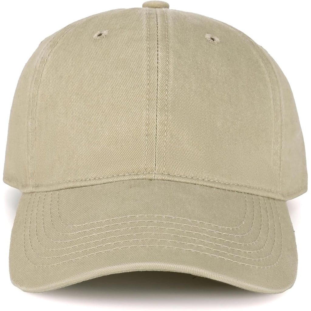 Edoneery Men Women Baseball Cap-Low Profile Adjustable Washed Cotton Golf Dad Hat