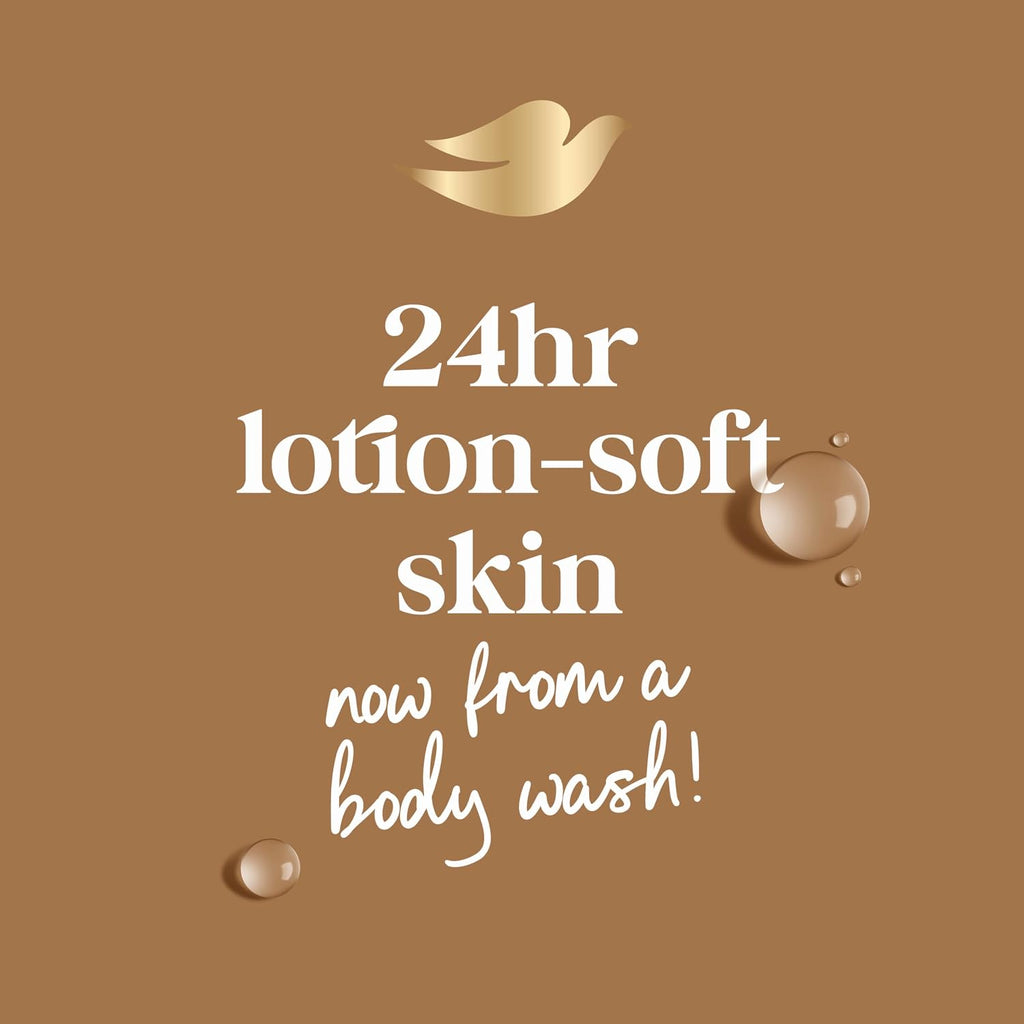 Dove 24Hr Lotion Body Wash Indulge Warm Vanilla & Sweet Cream, 20 Oz | Moisturizing Body Wash With Micromoisture For Silky-Soft Skin