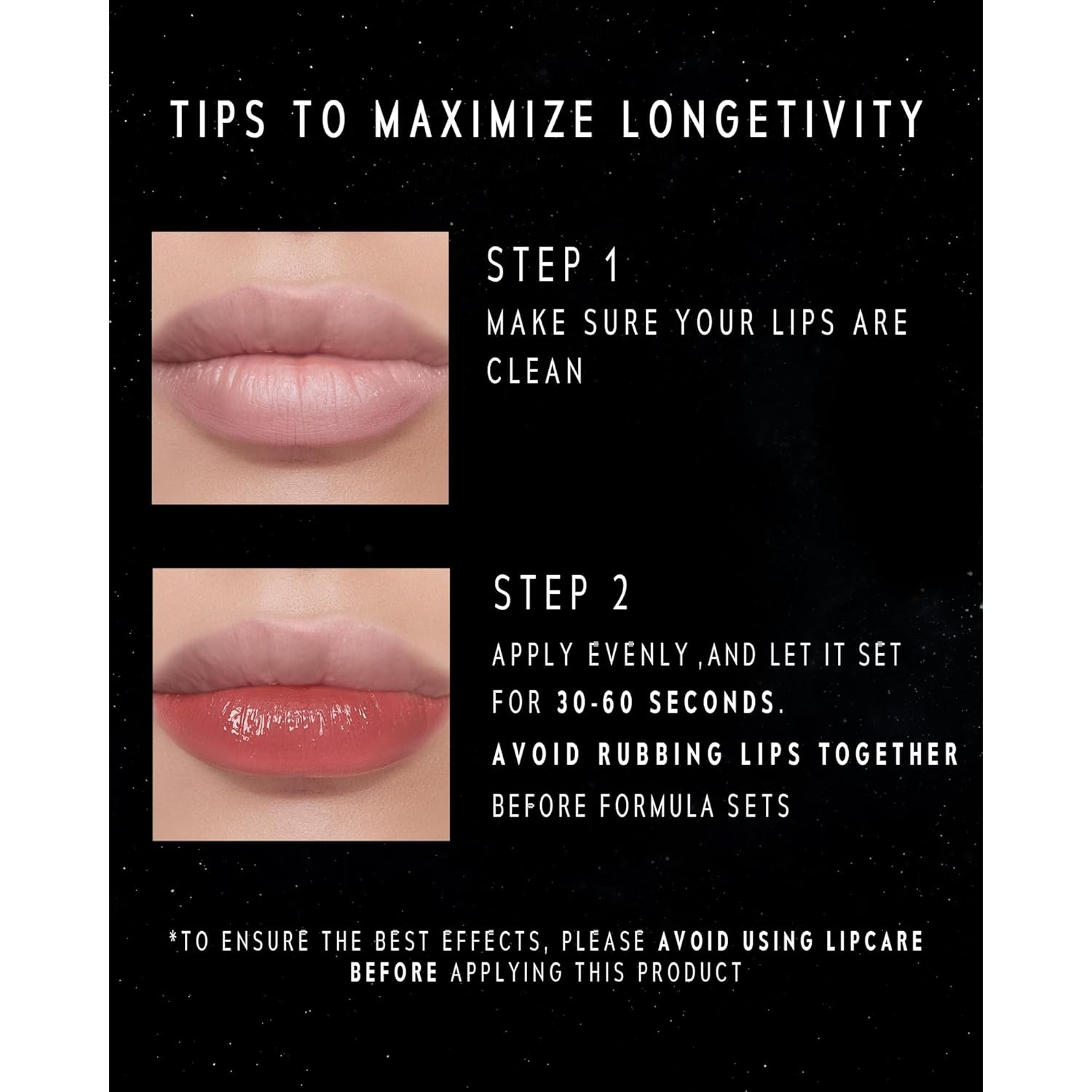 Stellar Dust Lip Stain 01 Calyptra, Transfer-Proof & Smudge-Proof Lip Gloss, Nude Brown Tinted Glossy Finish, High-Pigment Vibrant Color, Hydrating Lightweight Long-Lasting Lip Makeup