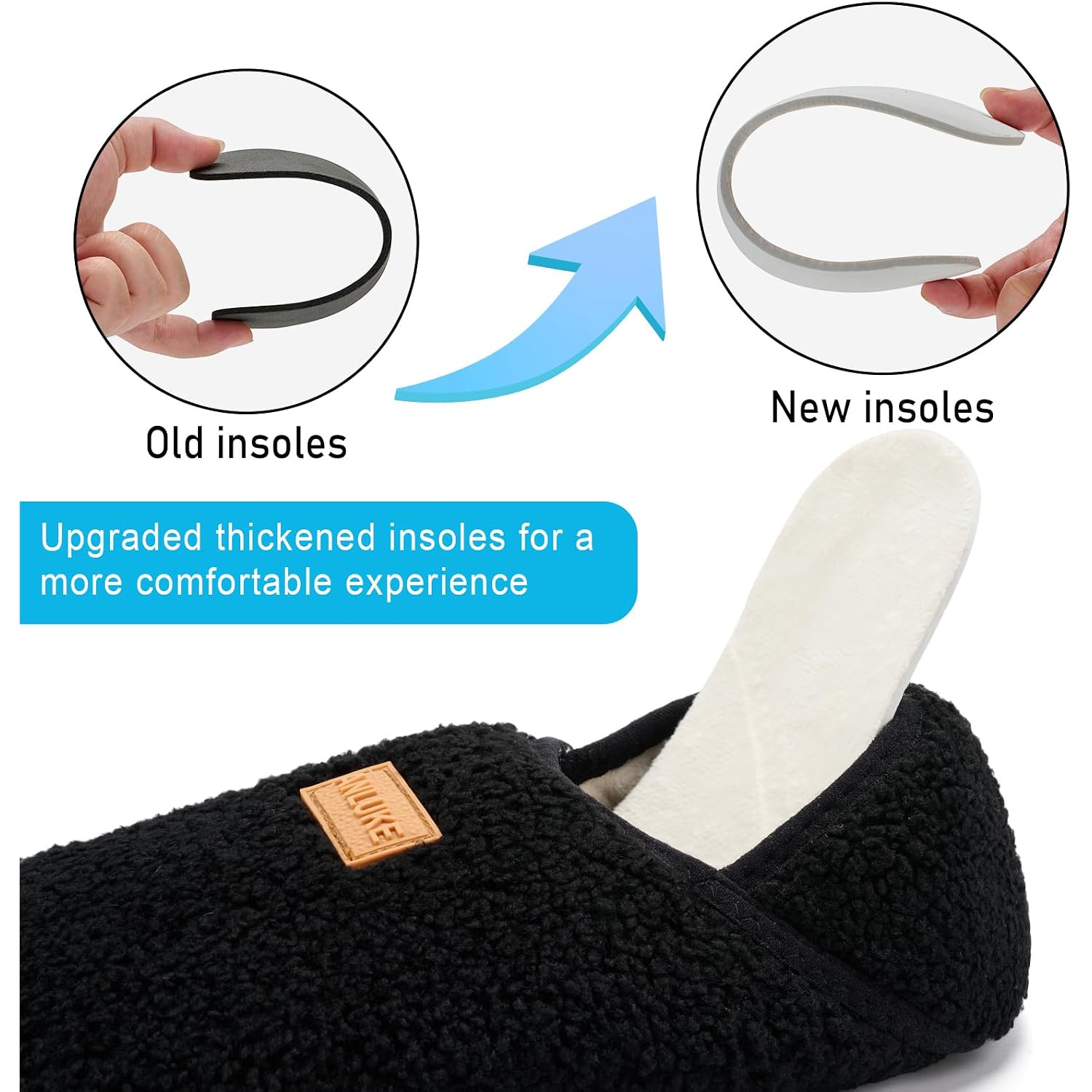 Slipper For Women Men Slipper Socks Fuzzy House Shoes Rubber Sole Slip On Soft-Lightweight Non Slip Indoor/Outdoor