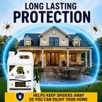 Spider Killer & Repellent Spray - Powerful Peppermint Formulation Kills & Repels All Types Of Spiders And Works Better Than Ultrasonic Gimmicks - 128 Fl Oz Gallon Ready To Use