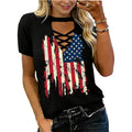 Retro Western Cowboy Shirt for Women's V-Neck Graphic Shirt Country Concert T-Shirt Summer Short-Sleeved Tees Tops Black4