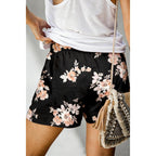Womens Comfy Drawstring Casual Elastic Waist Pocketed Loose Fit Shorts Plus Size