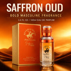 Beverly Hills Polo Club Saffron Oud Eau De Parfum For Men – 3.4 Fl Oz / 100Ml | Rich Oriental Saffron & Oud Cologne | Long-Lasting All-Day Masculine Fragrance Spray