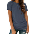 Athmile Womens Soft Basic T Shirt Summer Tops Short Sleeve Crewneck Tees Casual Teachers Cute Work Outfits Everyday Wear