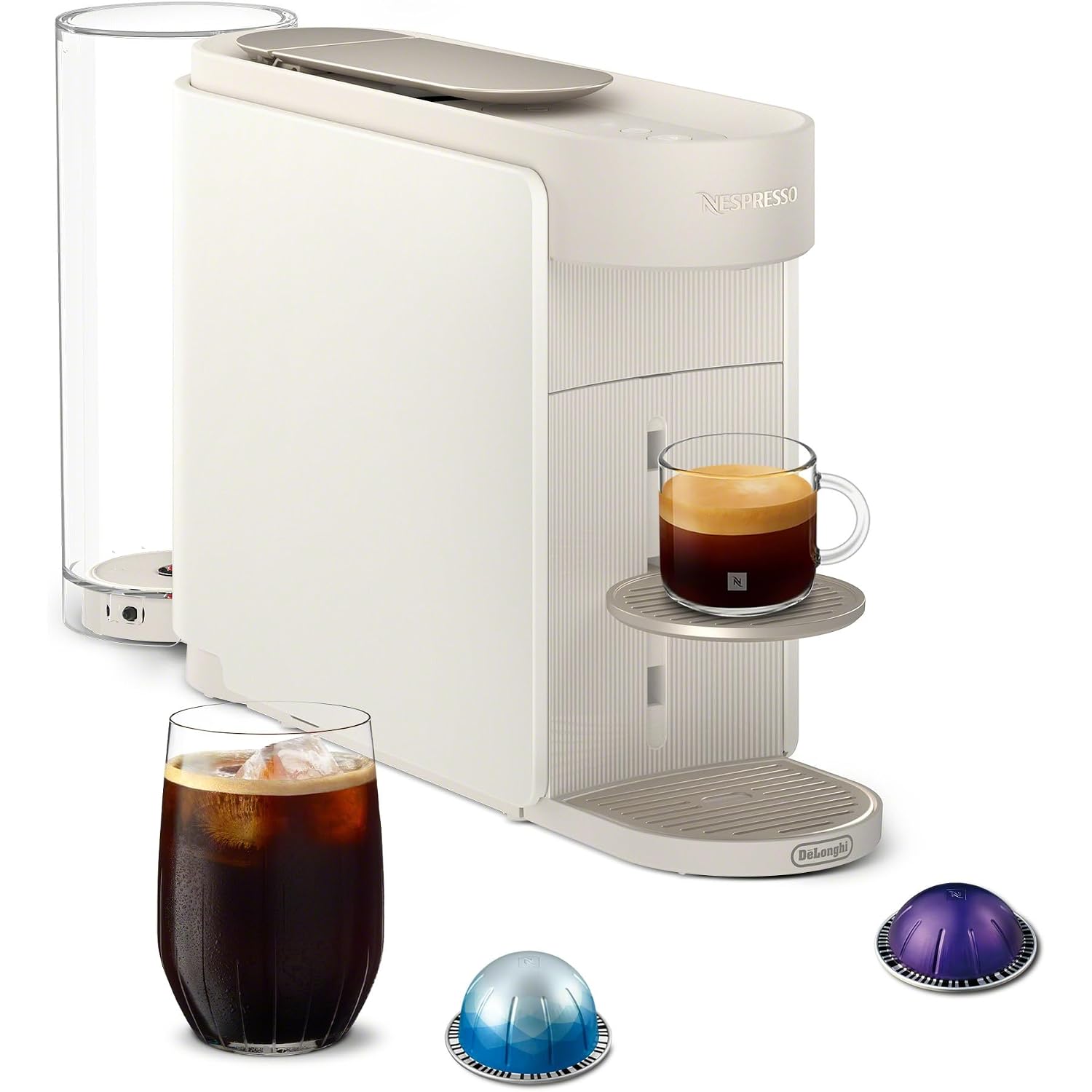 Nespresso Vertuo Up Coffee And Espresso Maker By Delonghi, White