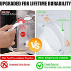Microwave Splatter Cover for Food,Clear Microwave Splash Guard Cooker lid with Handle,Dish bowl Plate Serving Cover Home Kitchen Essential,BPA-Free,Saft Plastic