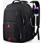 Anterk Extra Large Travel Laptop Backpack 17.3 In Carry On Backpack For Men | Travel Backpack Anti Theft Water Resistant College Bussiness Tsa Airline Approved Work Computer Backpack, Black