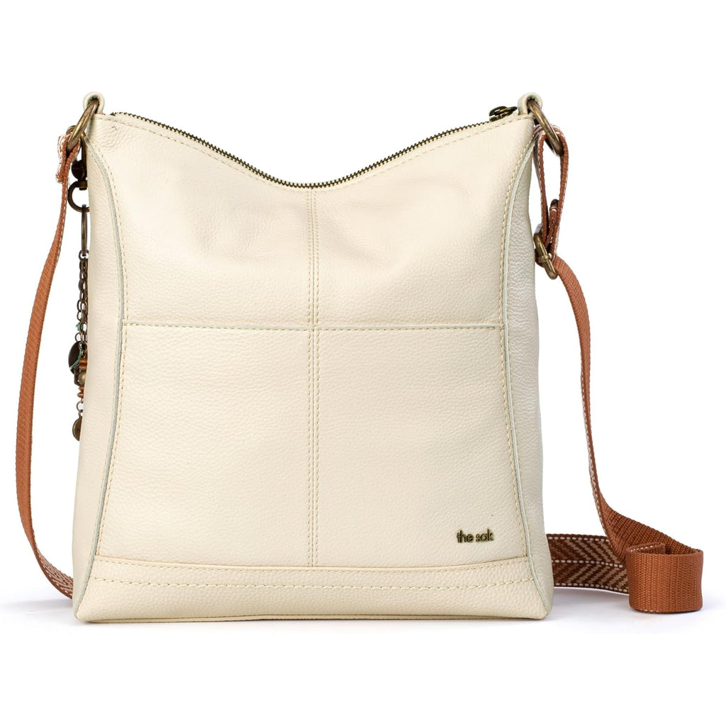 The Sak Lucia Leather Crossbody Purse - Premium Leather Women's Handbag for Everyday & Travel - Cross Body Bag With Zipper