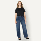 (Demi's Pick) Women's Relaxed-Fit Cotton Crewneck T-Shirt