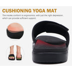 Oncai Mens Sandals Adjustable Straps Orthotic Plantar Fasciitis Open Toe Athletic Sport Slides With Soft Comfy Arch Support Footbed Size 7.5-15
