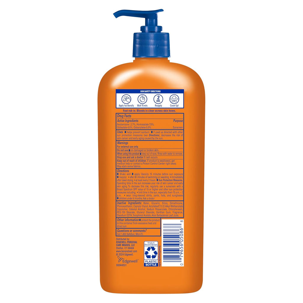 Banana Boat Sport Ultra Spf 50 Sunscreen Lotion, 12Oz | Banana Boat Sunscreen Spf 50 Lotion, Oxybenzone-Free, Sunblock, Family Size, 12Oz (Pack Of 1)