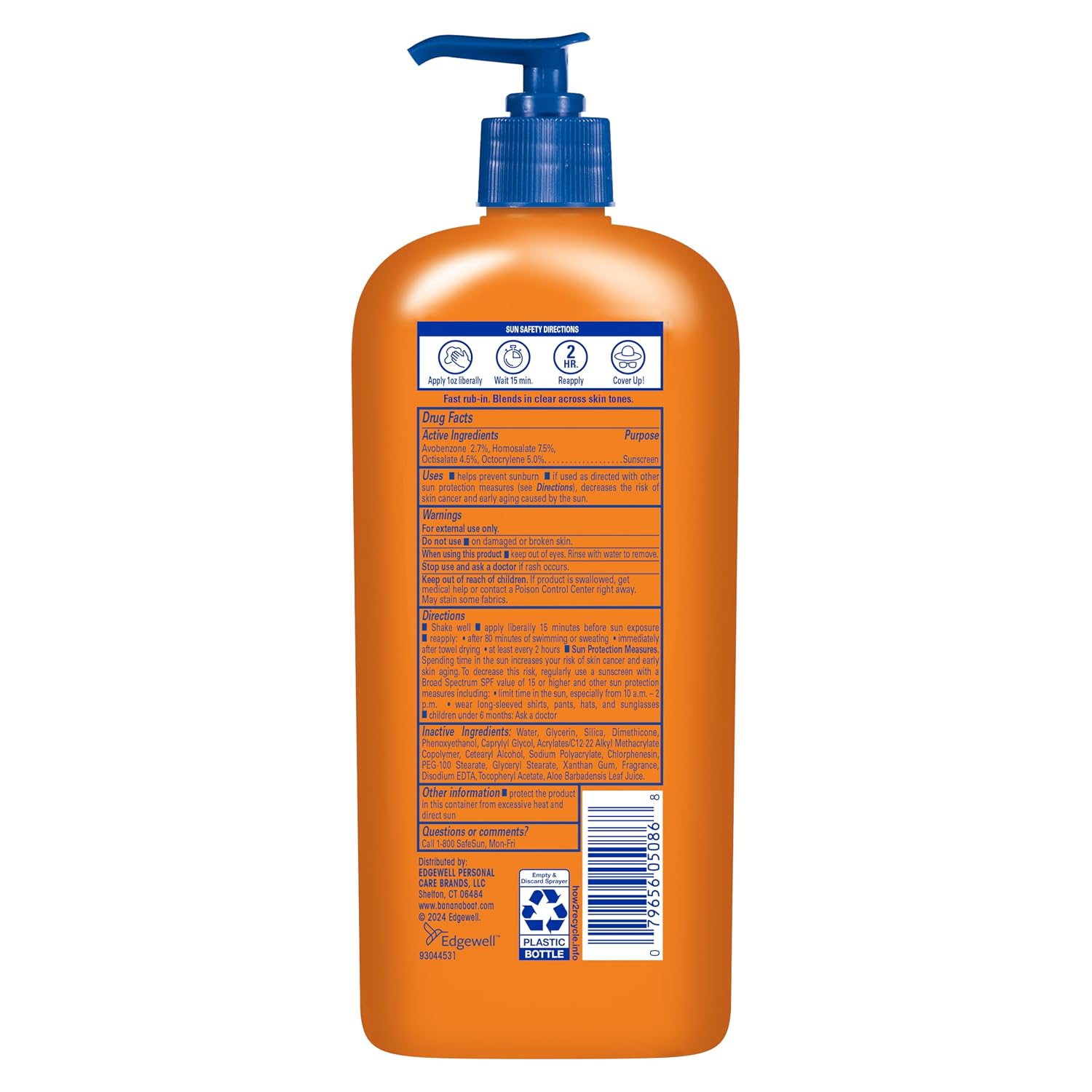 Banana Boat Sport Ultra Spf 50 Sunscreen Lotion, 12Oz | Banana Boat Sunscreen Spf 50 Lotion, Oxybenzone-Free, Sunblock, Family Size, 12Oz (Pack Of 1)