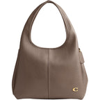 Coach Womens Polished Pebble Leather Lana Shoulder Bag