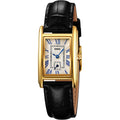 Fanmis Vintage Women'S Rectangle Wristwatch Classic Ladies Analog Quartz Watch Ultra-Thin Ladies Bangle Bracelet Watch Female Business Dress Watches With Leather Strap