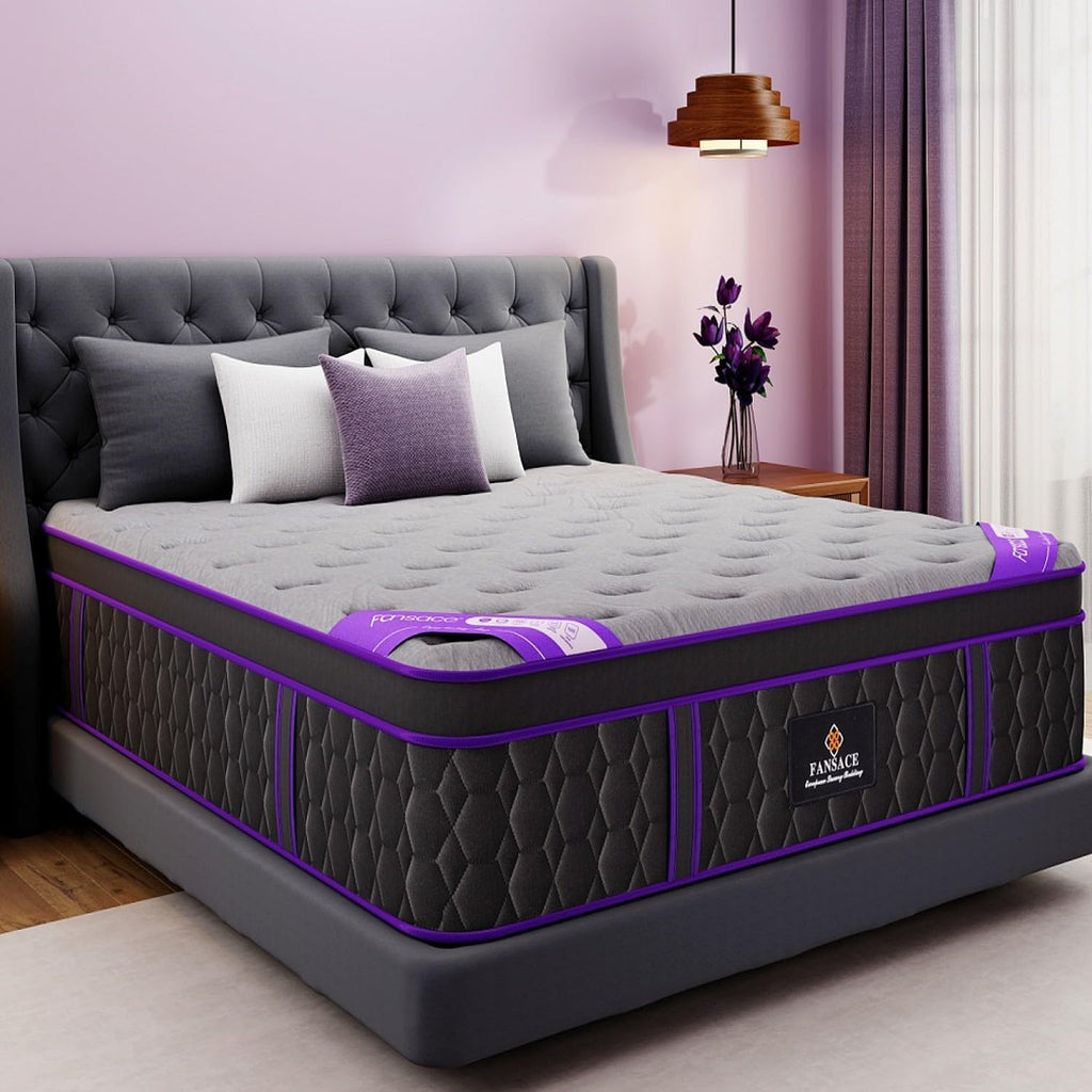 King Size Mattress, 16 Inch Deluxe Hybrid King Mattress In A Box, Cooling-Gel Memory Foam & Pocket Springs, Medium Firm, Pressure Relief, Extra Edge Support, 365-Night Trial (2026 Upgraded Support)