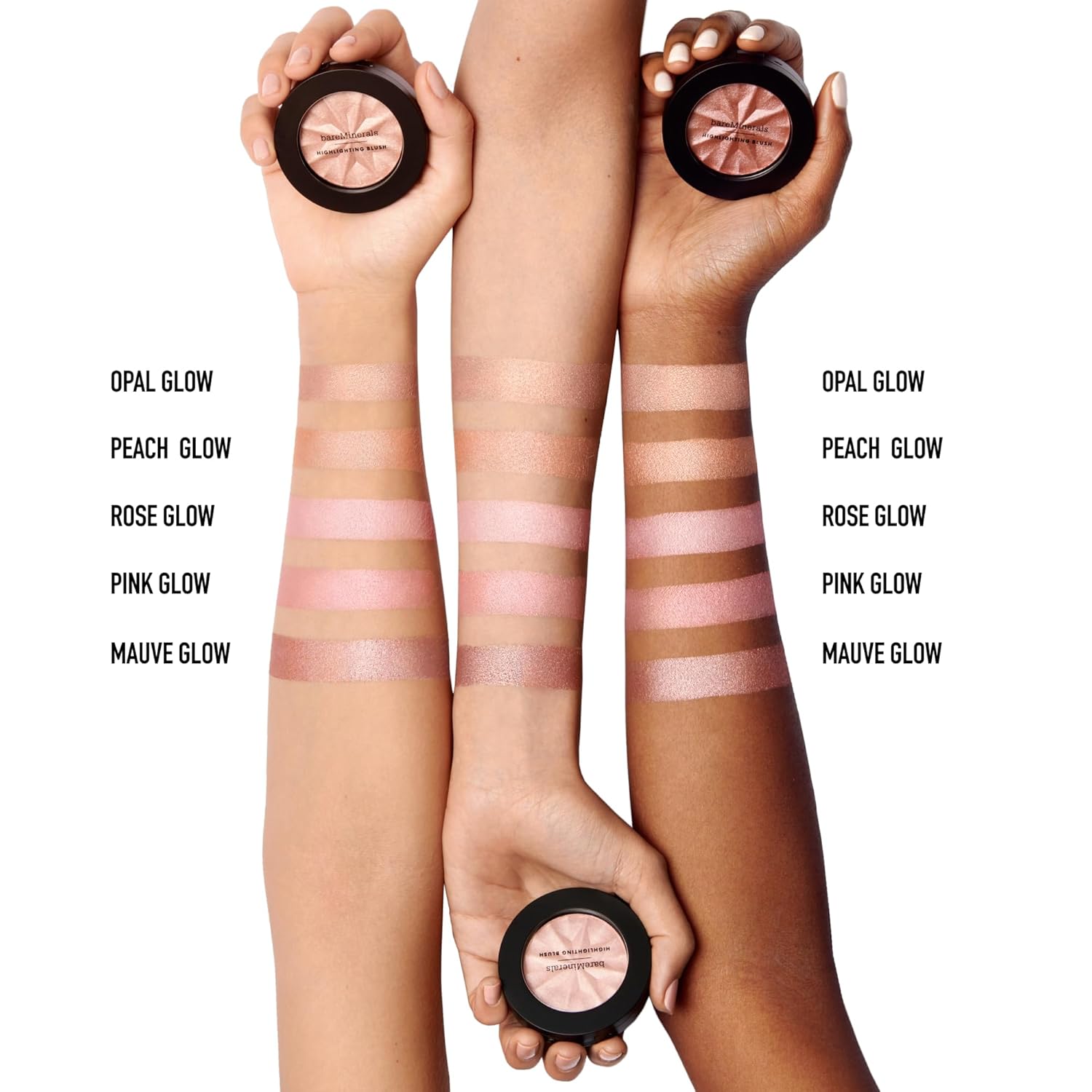 bareMinerals Gen Nude Highlighting Blush, 2-in-1 Blush & Highlighter Hybrid, Silky Blendable Face Makeup, All-Day Wear, Luminous Finish, Talc-Free, Vegan