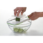 Prepsolutions Adjust-A-Slice Mandoline Slicer, Green – Adjustable Thickness, Perfect For Vegetables, Fruits, And More