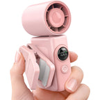 Hotsales Clip-On Portable Fan For Strollers, Handheld Turbo Fan For Travel | Small But Mighty Mini Fan, Detachable 360° Rotating Clip, Led Display, Rechargeable, Summer Outings, Gifts For Women And Men