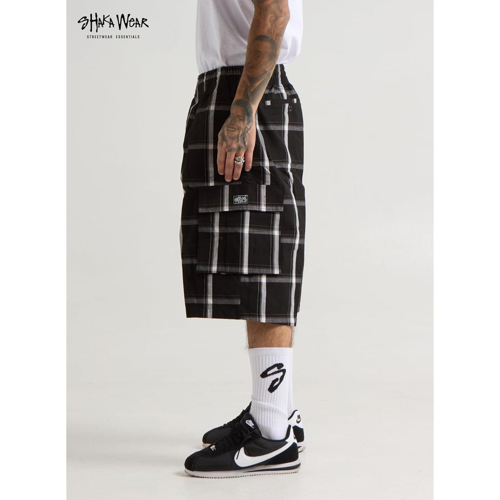 Shaka Wear 5.6Oz Plaid Shorts