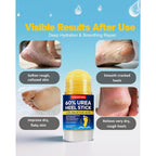 Urea Cream 60% with 2% Salicylic Acid, Foot Cream 60 Percent for Feet & Hands, Maximum Strength Urea Stick for Rough, Dry Cracked Feet Hands Elbows, Callus Remover, Skin Softener Balm 1.41oz