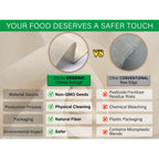 Organic Cheese Cloths, Gots Certified, Grade 100, 36X36Inch, Reusable Cheese Cloth With Closed Edges Fabric Fine Mesh Cloth, Unbleached Cotton Muslin Cheesecloth For Straining,Cooking,Crafts - 9 Sq.Ft