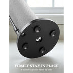 Smartake Paper Towel Holder, Paper Towel Dispenser Standing Weighted Base Non Slip, Spring Arm For Easy Tear, Stainless Steel Paper Towel Holder For Home Kitchen Countertop Tabletop, Silver