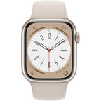 Apple Watch Series 8 [Gps, 41Mm] - Starlight Aluminum Case With Starlight Sport Band, S/M (Renewed)