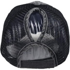 Camping Hair Don'T Care Hat, Vintage Washed Distressed Mesh Baseball Cap