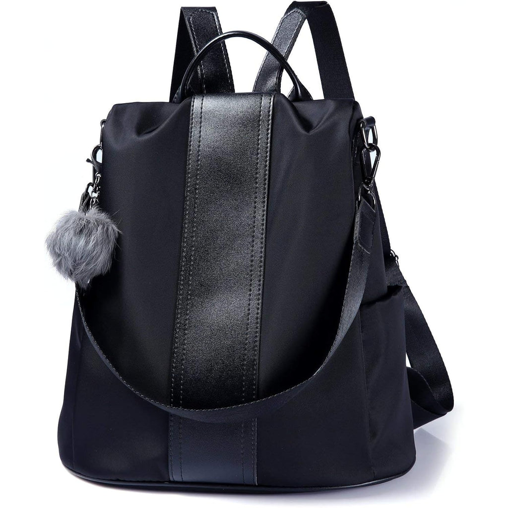 Women Backpack Purse Waterproof Nylon Anti-Theft Rucksack Lightweight Shoulder Bag