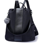 Women Backpack Purse Waterproof Nylon Anti-Theft Rucksack Lightweight Shoulder Bag