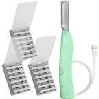 SPA SCIENCES - SIMA Patented Dermaplane Razor for Women Face – Painless 2-in-1 Facial Exfoliation & Peach Fuzz Hair Removal – Anti-Aging – 3 Speeds – Rechargeable – 19 Weeks Treatment