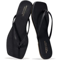 Project Cloud Square Toe Flip Flops For Women Footwear - Non Slip With Memory Foam Insole Beach Essentials Womens Sandals - Lightweight Thong Sandals Women (Dedication)