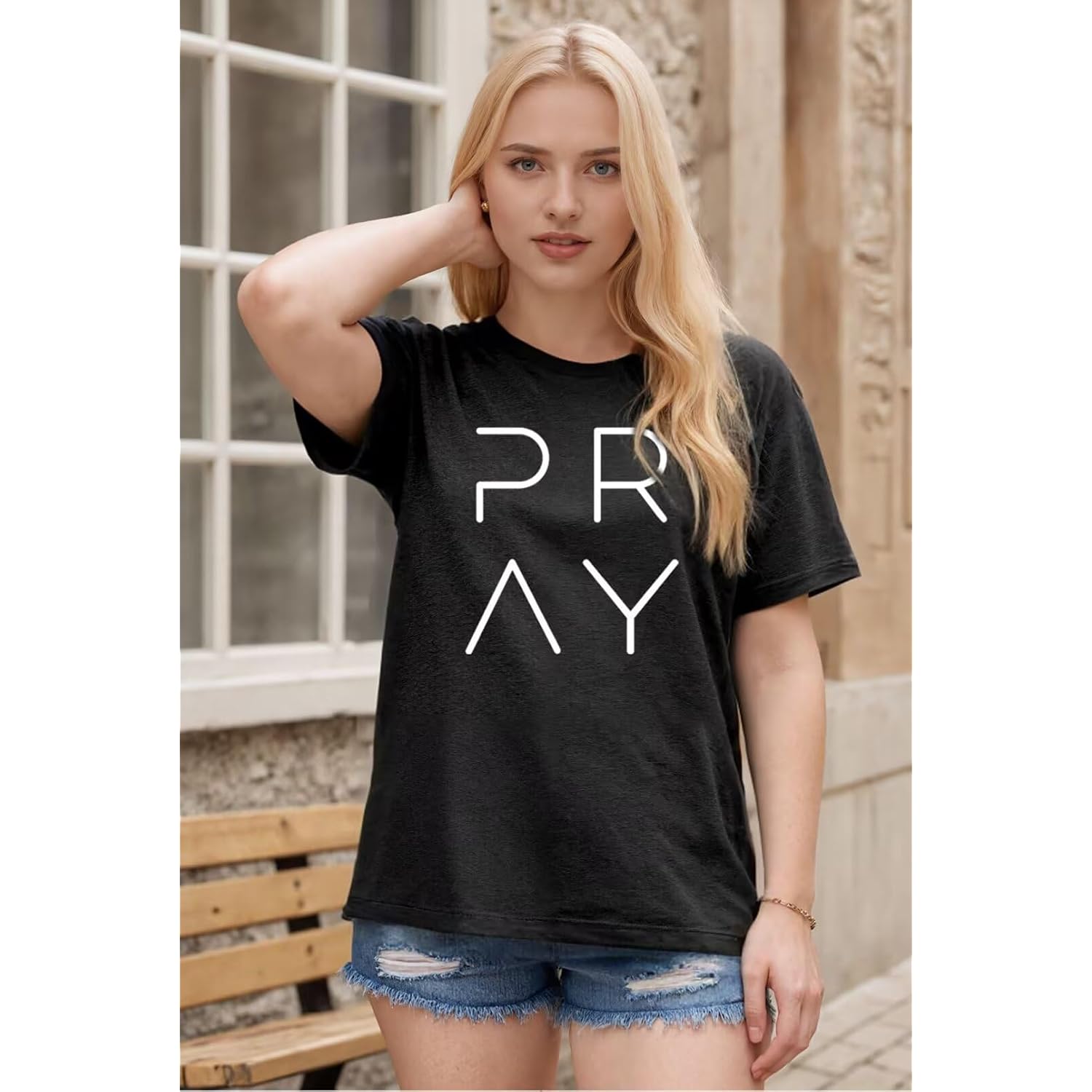 Faith Graphic T Shirt For Women Christian Shirts Bible Verse Inspirational Tee Tops