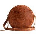 Portland Leather Goods Circle Crossbody Bag For Women – Handmade From The Finest Full-Grain Hides