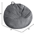 Stuffed Animal Storage Bean Bag Chair Cover (No Filler) Washable Ultra Soft Corduroy Bean Bag Cover For Organizing Plush Toys Or Textile, Sack Bean Bag For Adults, Teens