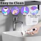 Wet & Dry Electric Razor for Women Men,4 in 1 Rechargeable Led Display Electric Shaver and Facial Hair Remover,Painless Ladies Body Razors for Nose Face Body Leg Bikini Arm Hair (White)