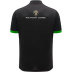 Macron Men'S Automobili Lamborghini Squadra Corse Team Polo Shirt (Black And White)