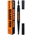 Beard Pen Filler for Men - Barber Styling Grooming Pencil - Waterproof Proof, Sweat Proof, Long Lasting Solution with Natural Finish - Cover Beard and Scalp Patches in Seconds - Black 1 Pack