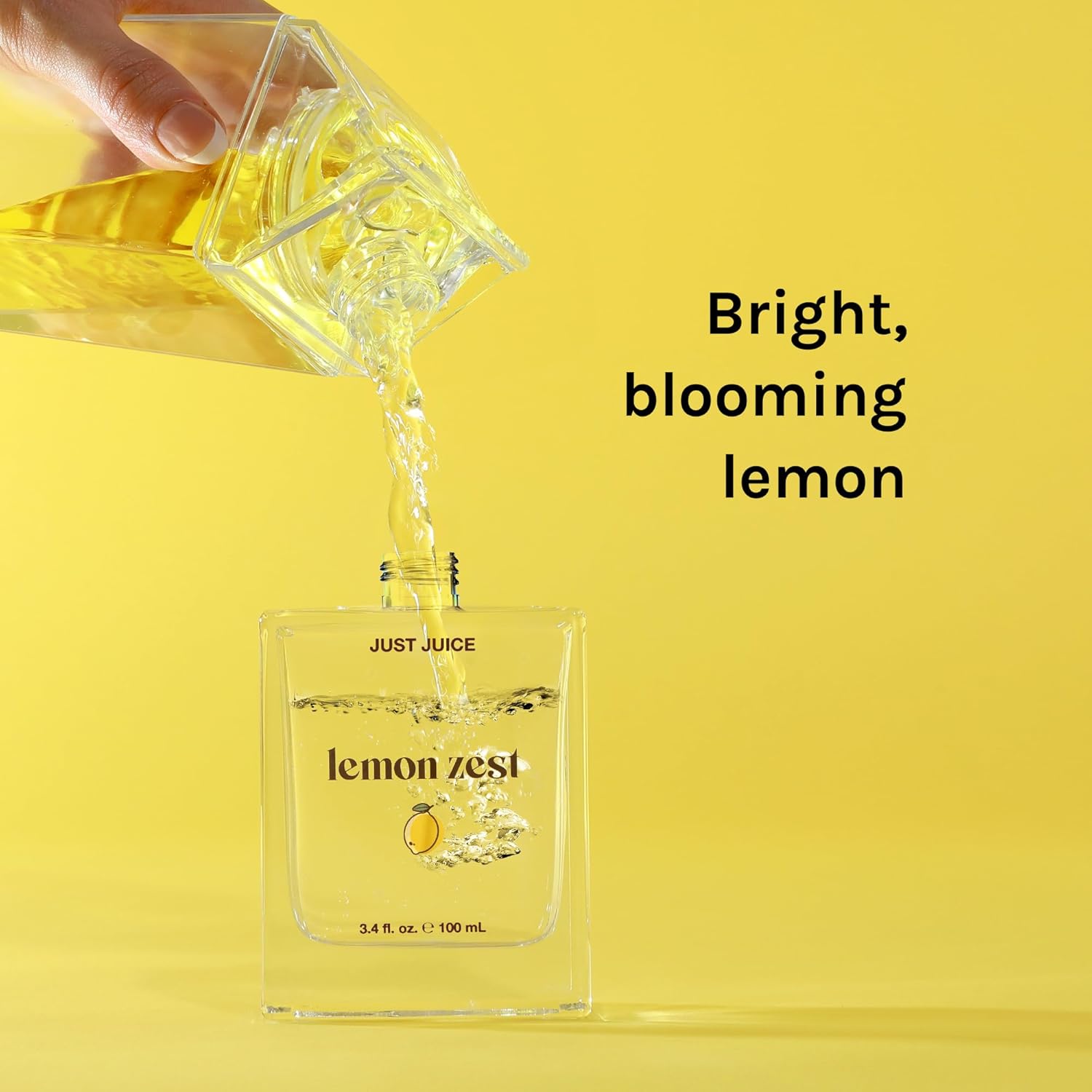 Just Juice Lemon Zest - Bright Fruity Floral Perfume - Lemon, Grapefruit, Mandarin Perfumes for Women and Men - 3.4 oz