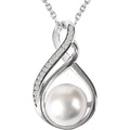 Gifts For Wife Wedding Anniversary - Mothers day gifts - AAA+ Real Pearl Necklaces For Women (18k Gold Plating 925 Sterling Silver) Mothers day necklace ideas Birthday Freshwater Pearl Necklace