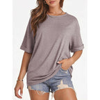 Womens Oversized T Shirts Summer Tops Spring Casual Loose Fit Workout Short Sleeve 2026 Beach Vacation