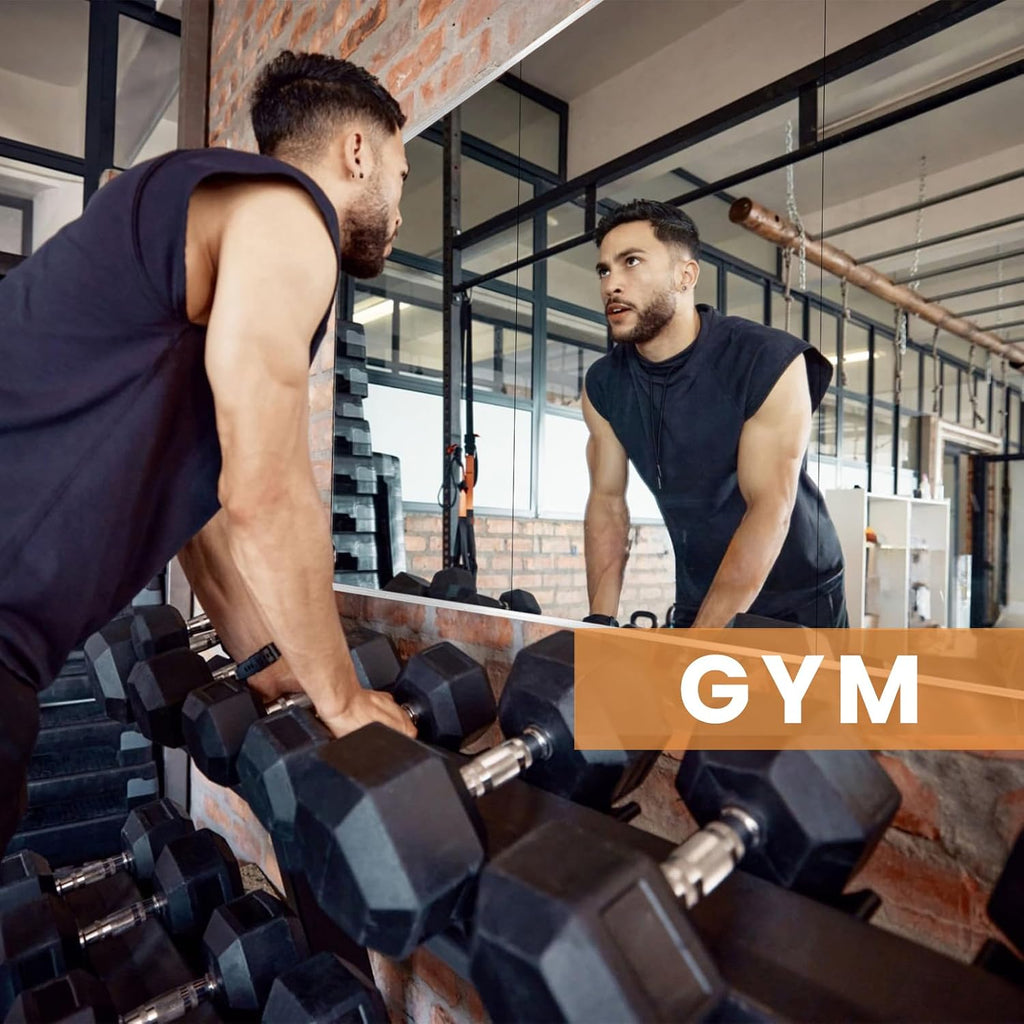 Home Gym Mirror, 48X24 Inch(Each)-2Pack Large Frameless Tempered Glass Full Body Wall Mounted For Yoga, Exercise, Dance Studio