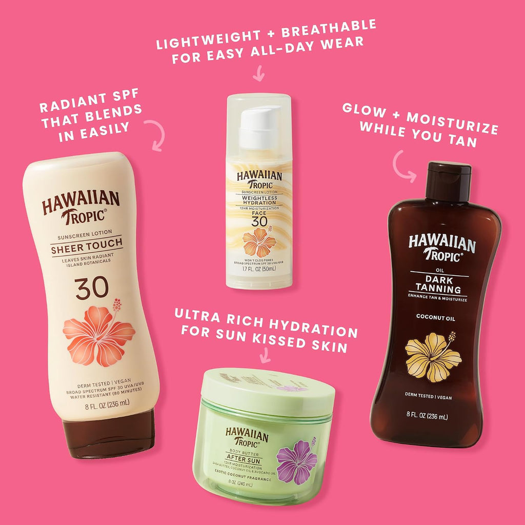 Hawaiian Tropic Mineral Powder Sunscreen Brush Spf 30, Spf Powder Sunscreen For Face, Brush On Sunscreen Powder For Face, Translucent Powder Spf 30, Hawaiian Tropic Sunscreen Powder, 0.15 Oz