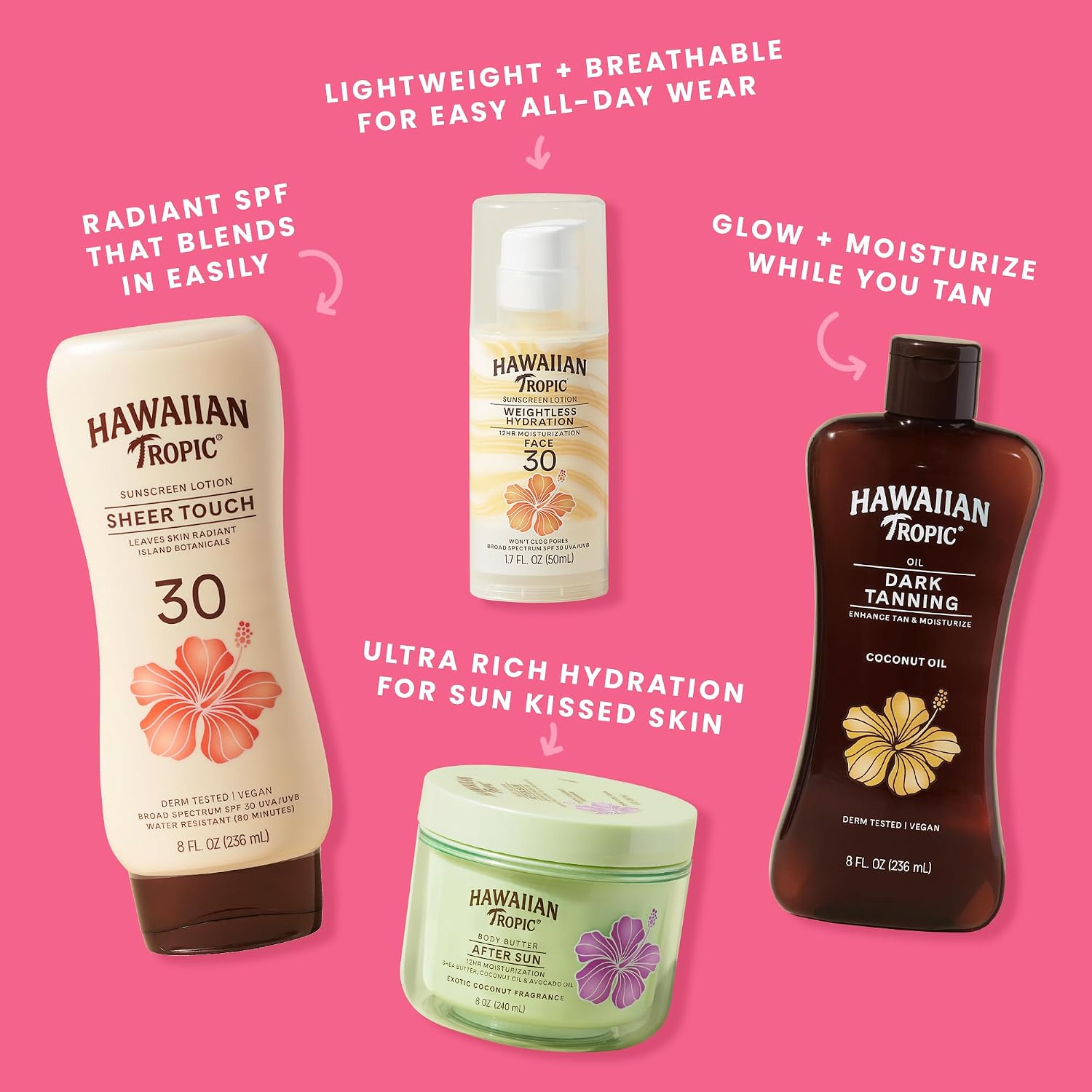 Hawaiian Tropic Mineral Powder Sunscreen Brush Spf 30, Spf Powder Sunscreen For Face, Brush On Sunscreen Powder For Face, Translucent Powder Spf 30, Hawaiian Tropic Sunscreen Powder, 0.15 Oz