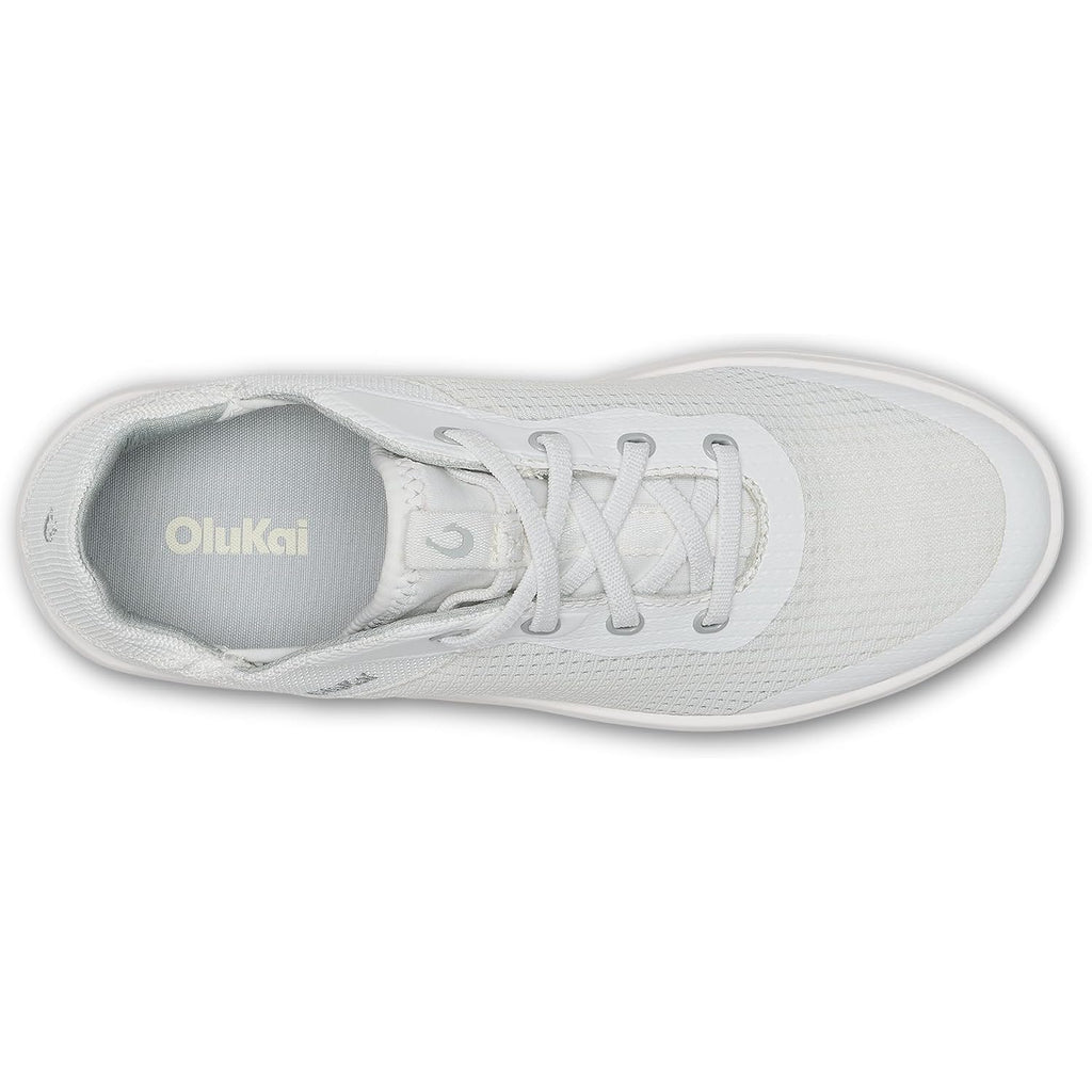 Olukai Kahakai Women'S Waterproof Leather Athletic Sneakers, Versatile Lace-Up Shoes With Drop-In Heel, Water Resistant & Supportive, All-Day Comfort