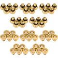50Pcs Brass Mister Nozzles, 0.012" Misting Tips For Outdoor Cooling | 0.3Mm Orifice, 10/24 Unc Thread, Replacement Heads For Patio Misting System, High Pressure Water Mister Parts